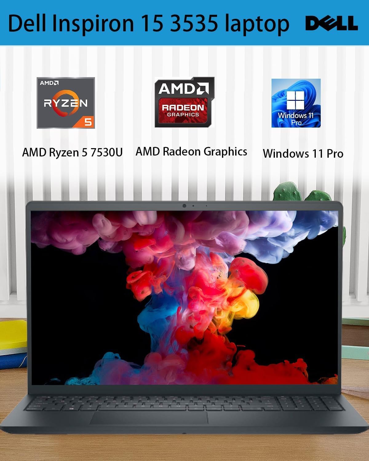 Amazon.com: Dell Inspiron 15 3535 Laptop Computer, 15.6'' FHD