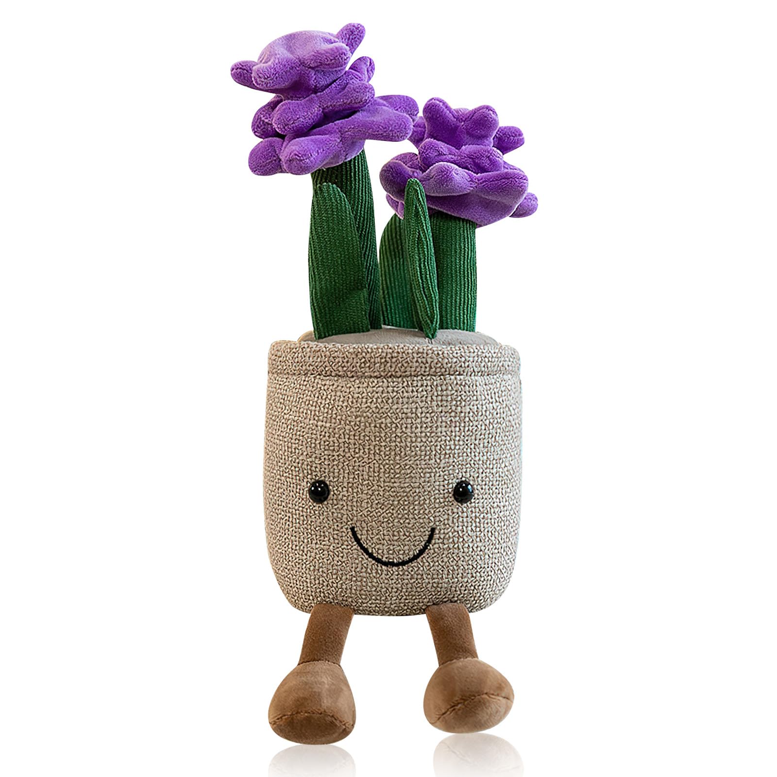 XIMEY Plantas de Peluche, Peluche Planta, Suculenta Artificial, Decoración de Maceta, Muñeca de Juguete para Niños y Bebés, Suave y Lavable, Regalo de Cumpleaños 20 cm (Rosas) — view 10
