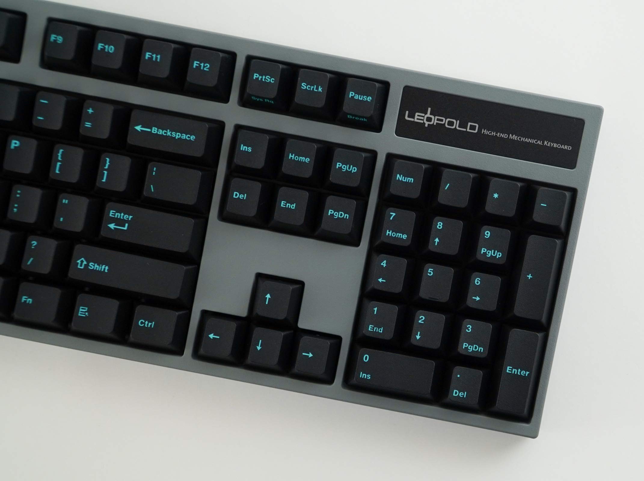 Teclado mecânico Leopold FC900R Charcoal Blue PD Double Shot PBT
