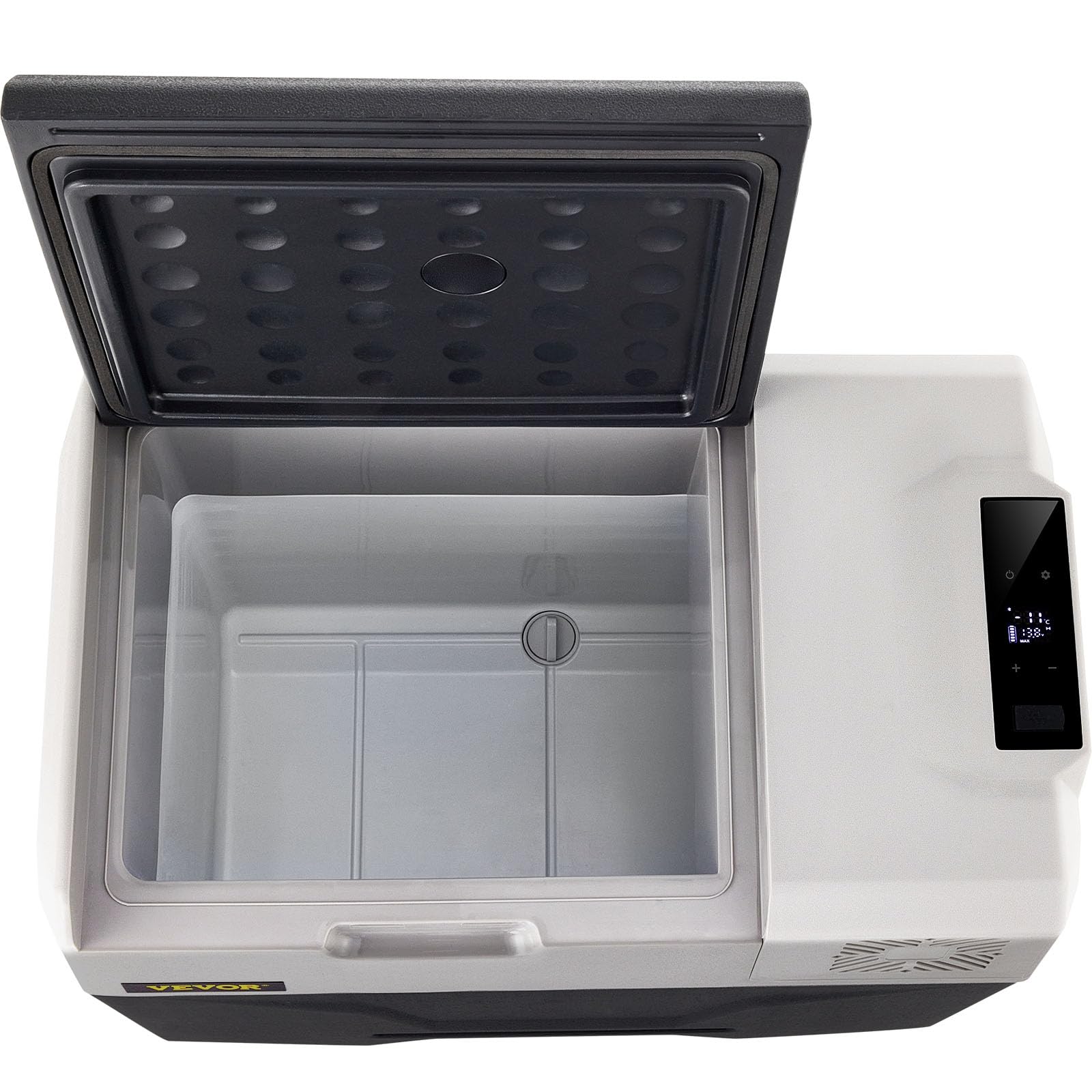 VEVOR Glacière Congélateur Voiture 50 L Portable Mini Frigo Silencieux 220V avec Panneau Numérique -20 à 20℃ pour Maison, Voiture et Camping