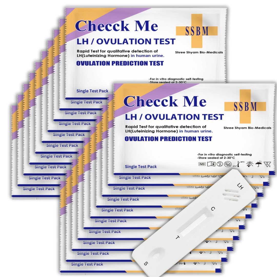 ChecckMe ovulation test kit for women planning pregnancy - Pack of 20 Cassettes-image-16