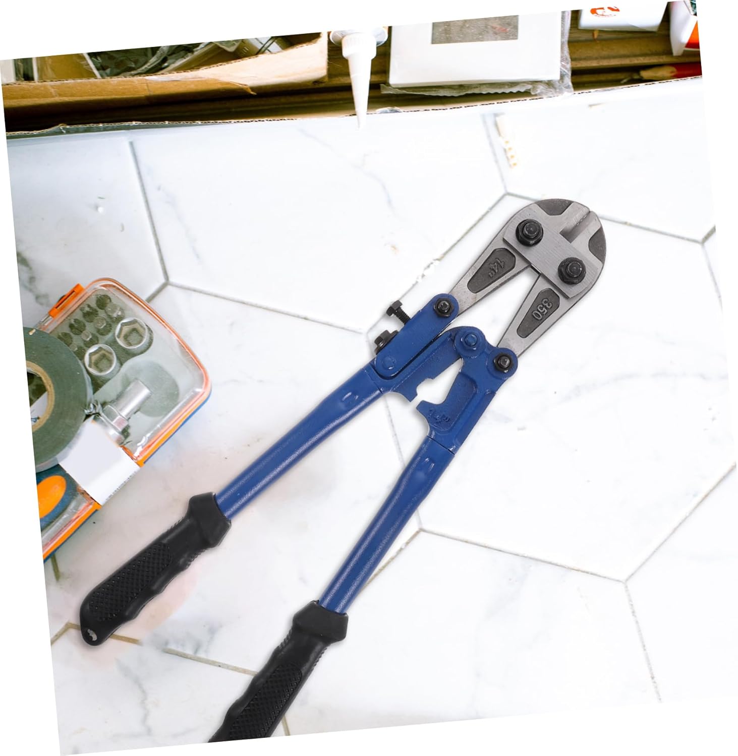 PRETYZOOM 14 Bolt Cutters Chain Heavy Cable Cutter Barbed Wire Cutter Ergonomic Bolt Cutter Screw Cutter Mini Bolt Cutter Bolt and Wire Cutter Lock Cutter Small Bolt Cutter Steel