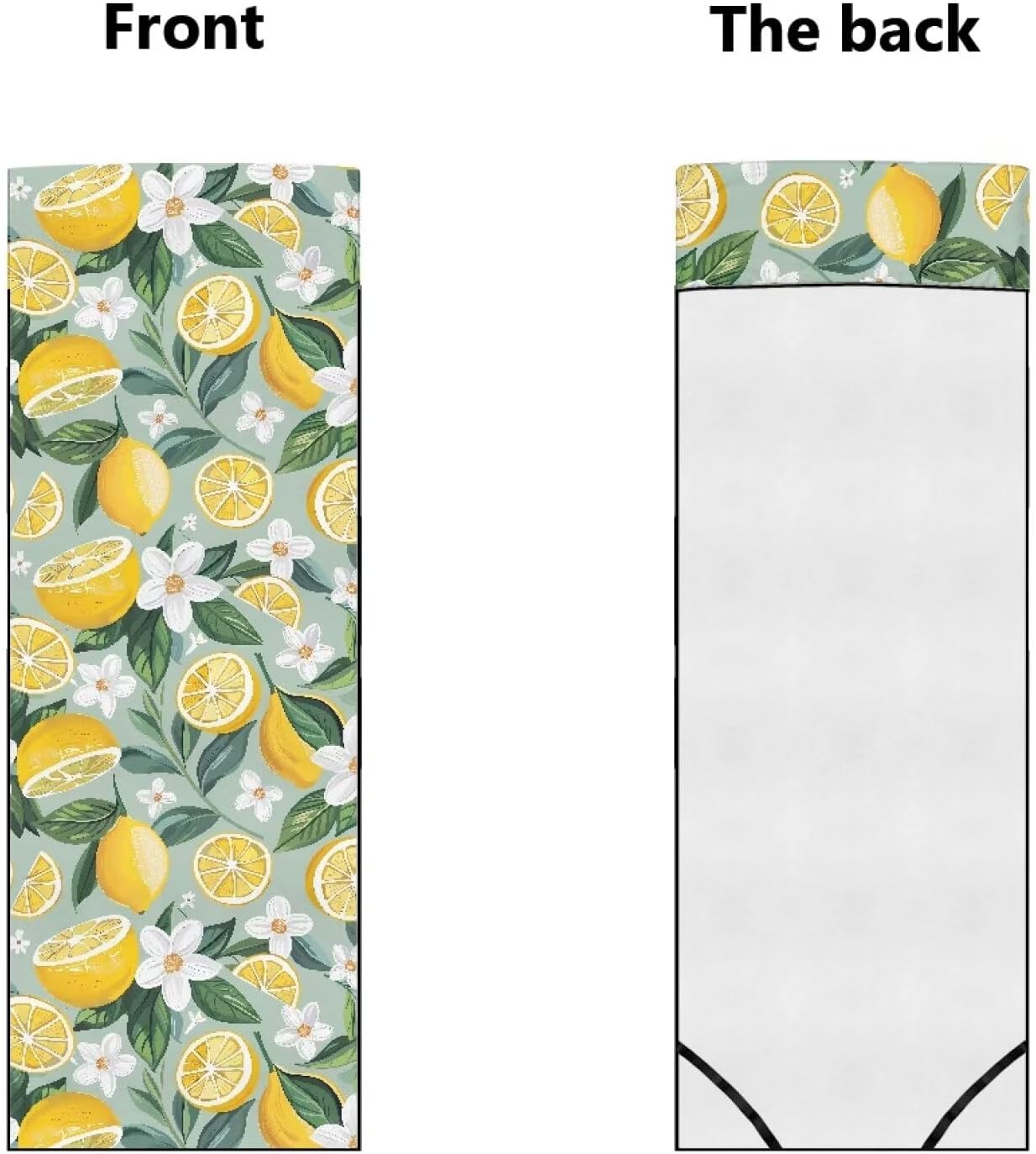 Lemon White Flower Pool Lounge Chair Cover Patio Chaise Lounge Covers Soft Beach Chair Towel Portable Chair Cushion for Summer Outdoor Lounger Sunbathing