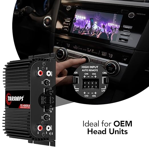 Amplificador Estéreo Multicanales Taramps TS 400x4 400W RMS 4 Canales miniatura 12