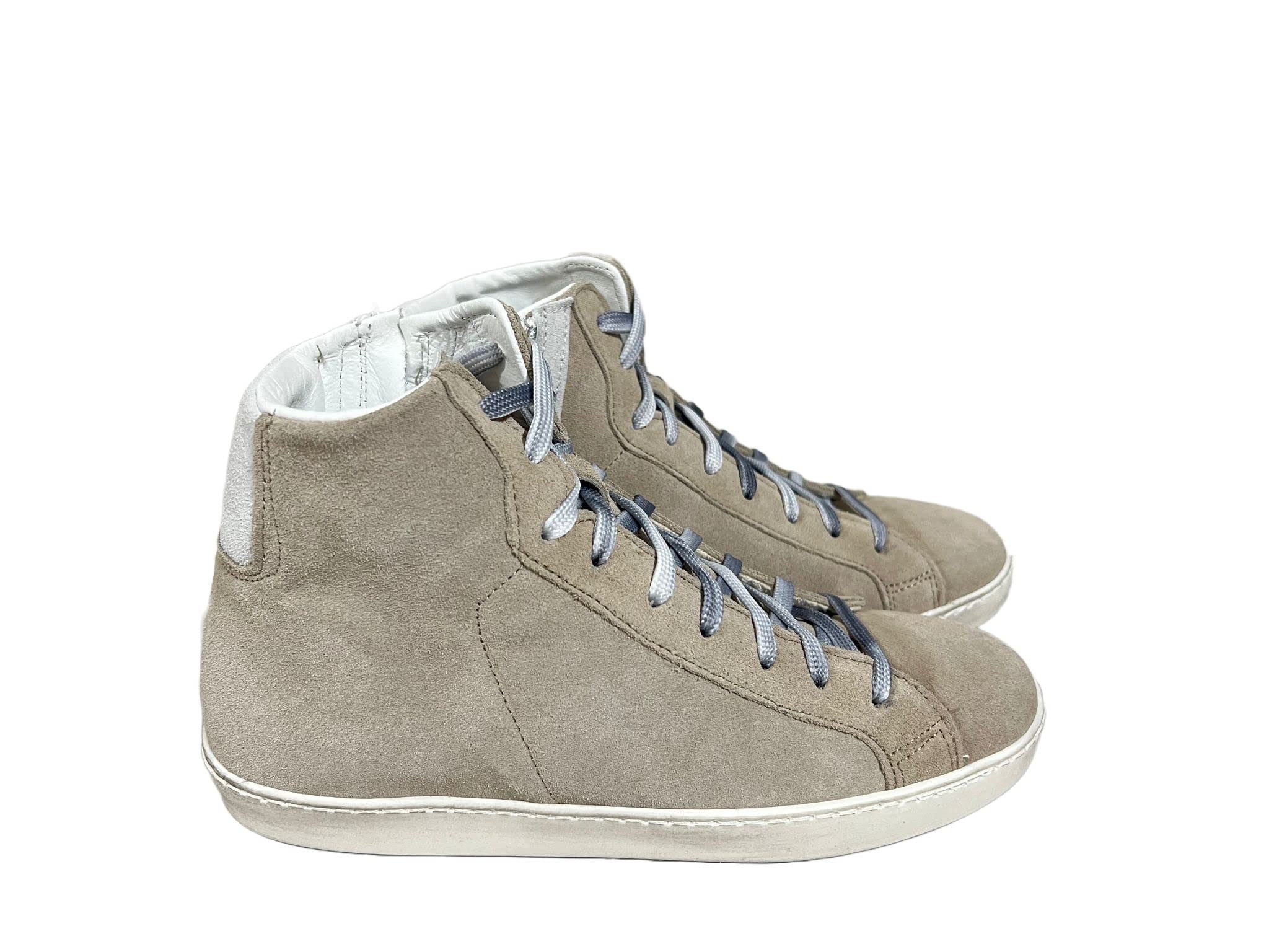 Zapatillas altas hombre ante topo cremallera Made in Italy