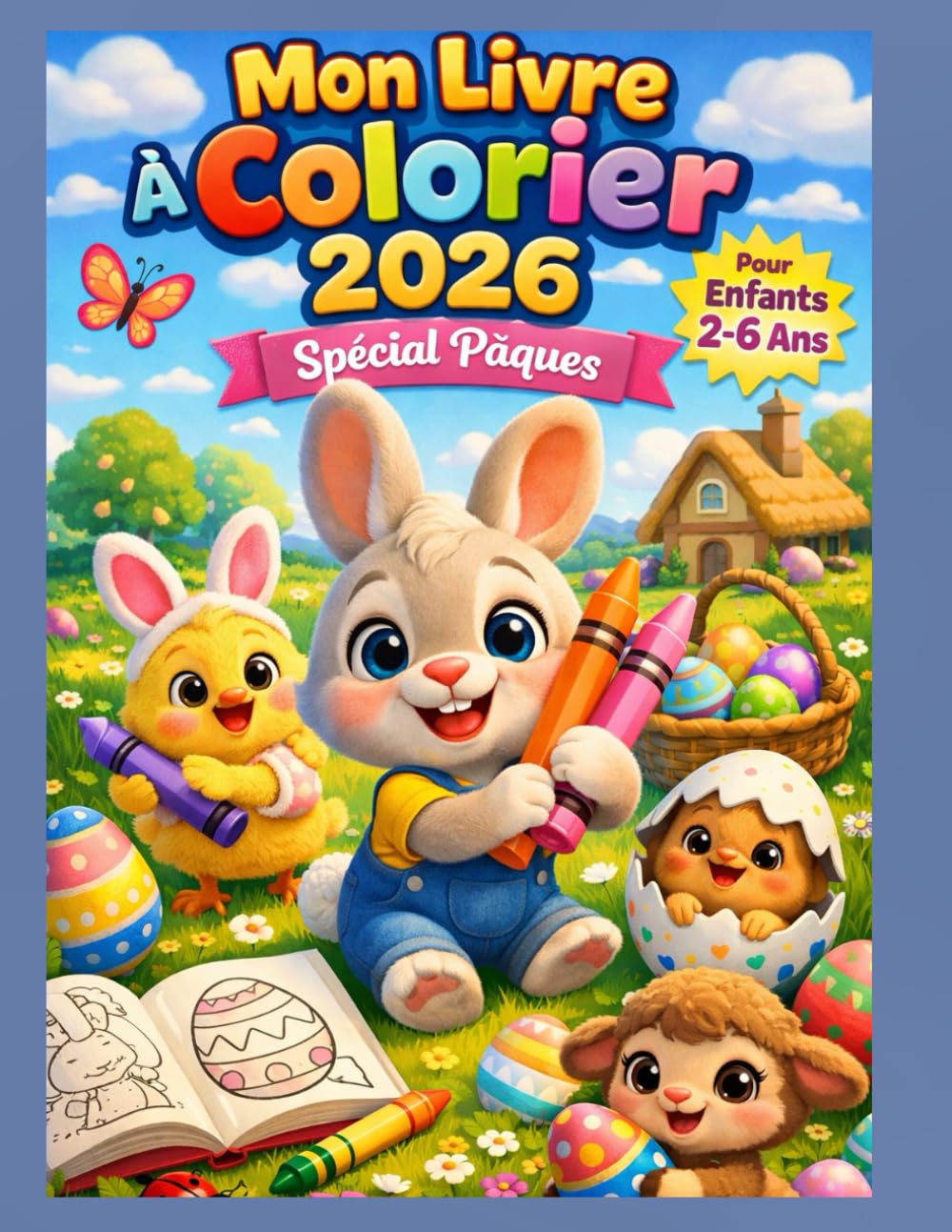 Livre de Coloriage et Jeux de Pâques pour Enfants: Labyrinthes, Cherche et Trouve, Relier les Points et Coloriages | Activités amusantes pour enfants 2-6 ans