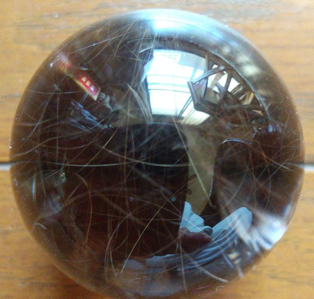 5%寄附①☆ 髪晶 髪の毛の糸模様 水晶 厄除け縁起物 自動5%寄付 ①☆ 髪晶 髪 の 毛 の 糸 模様 水晶 厄除け 縁起物