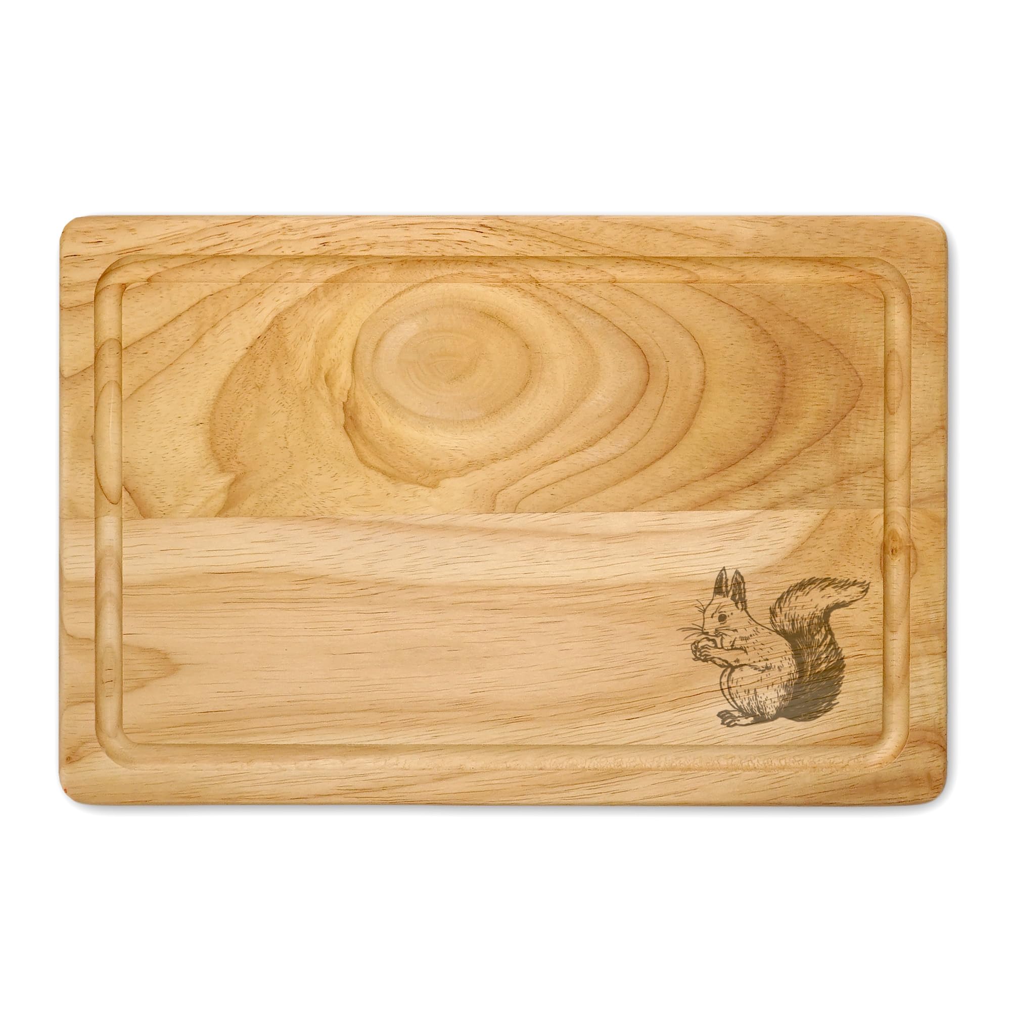 Squirrel Wooden Chopping Board Woodland Animals Cheese Board Serving Board Cutting Novelty Gift