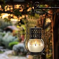 Vista 5 de Velas perfumadas para el hogar, paquete de 3 velas de aromaterapia de linterna retro para el hogar, juego de velas aromáticas de lavanda, velas