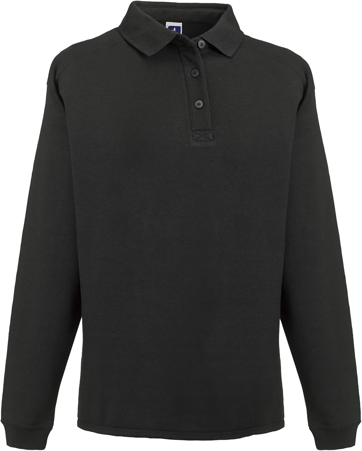 Russell Europe Mens Heavy Duty Collar Sweatshirt (XXX-Large (46-48)) (Black)