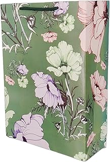 एरो पेपर बैग पॉपुडी फ्लावर रिटर्न गिफ्ट बैग गिफ्टिंग, शादी, जन्मदिन, हॉलिडे प्रेजेंट्स के लिए (80 का पैक, 28x20x7.5 cm)
