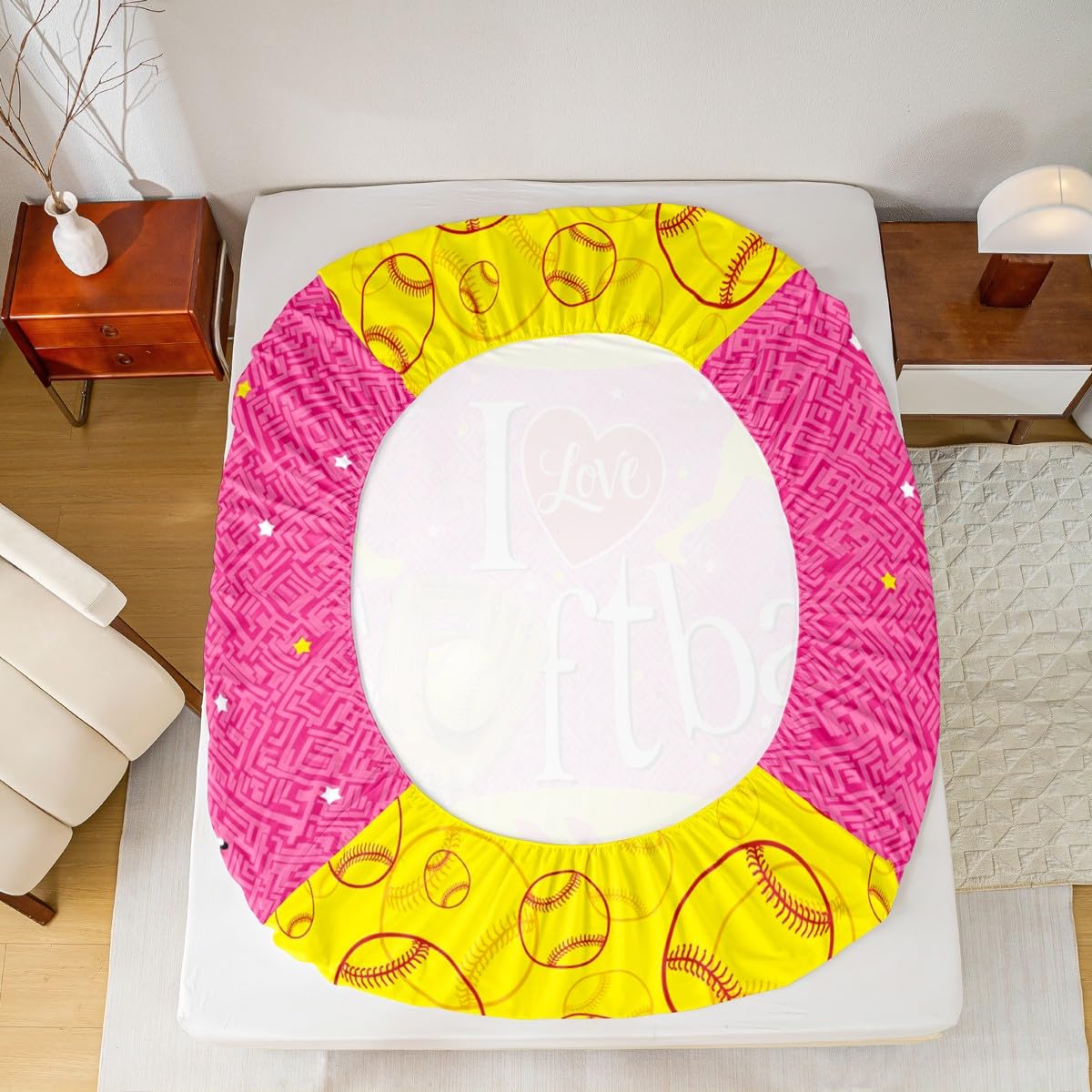 Set di lenzuola decorative per bambini, ragazzi e adulti, motivo stelle e stelle dorate, con stampa con vista sullo spazio, lenzuolo con angoli, 1 federa, per letto matrimoniale, 3 pezzi