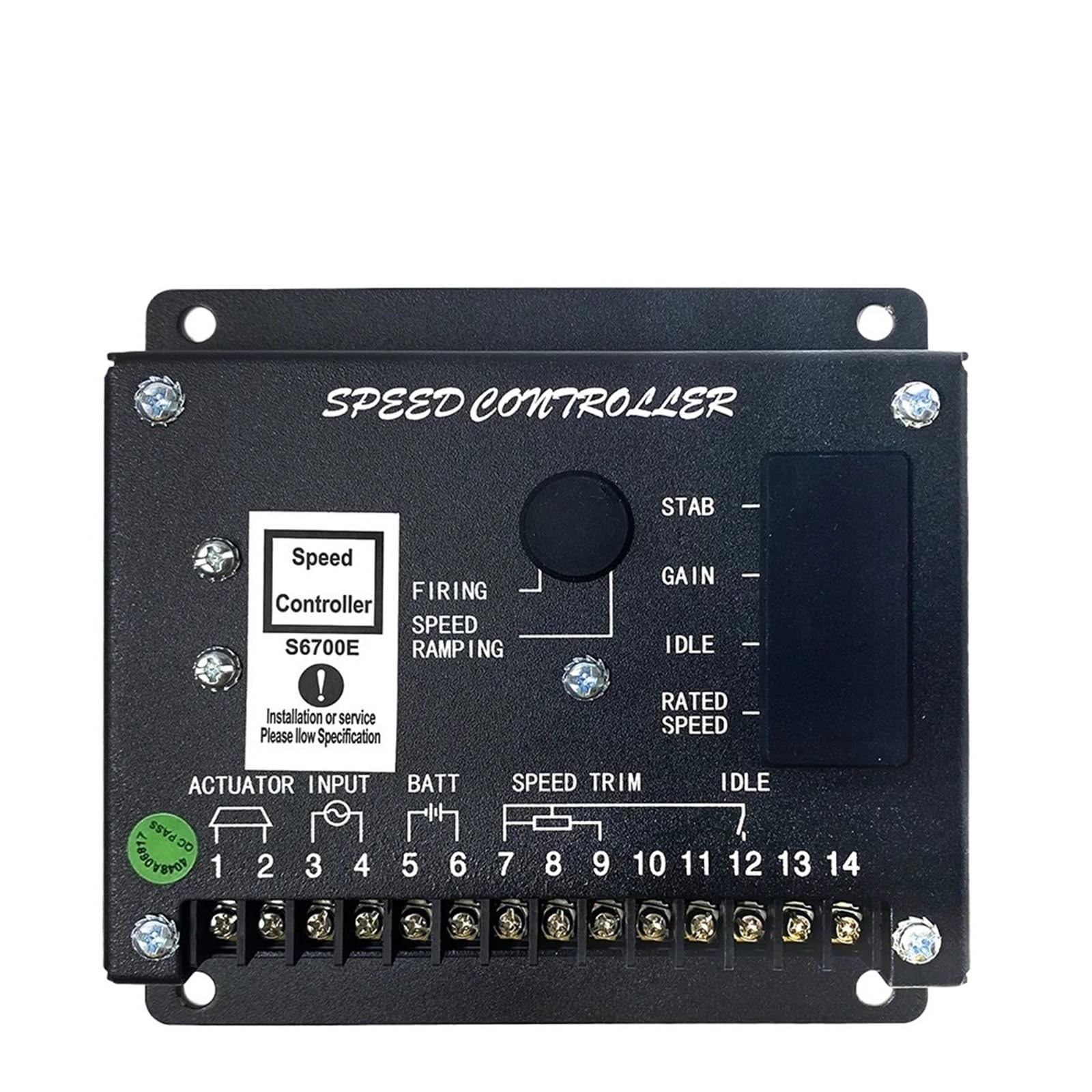 Jdilfunu S6700e Engine Electronic Governor Speed Controller Control Module 1Pcs