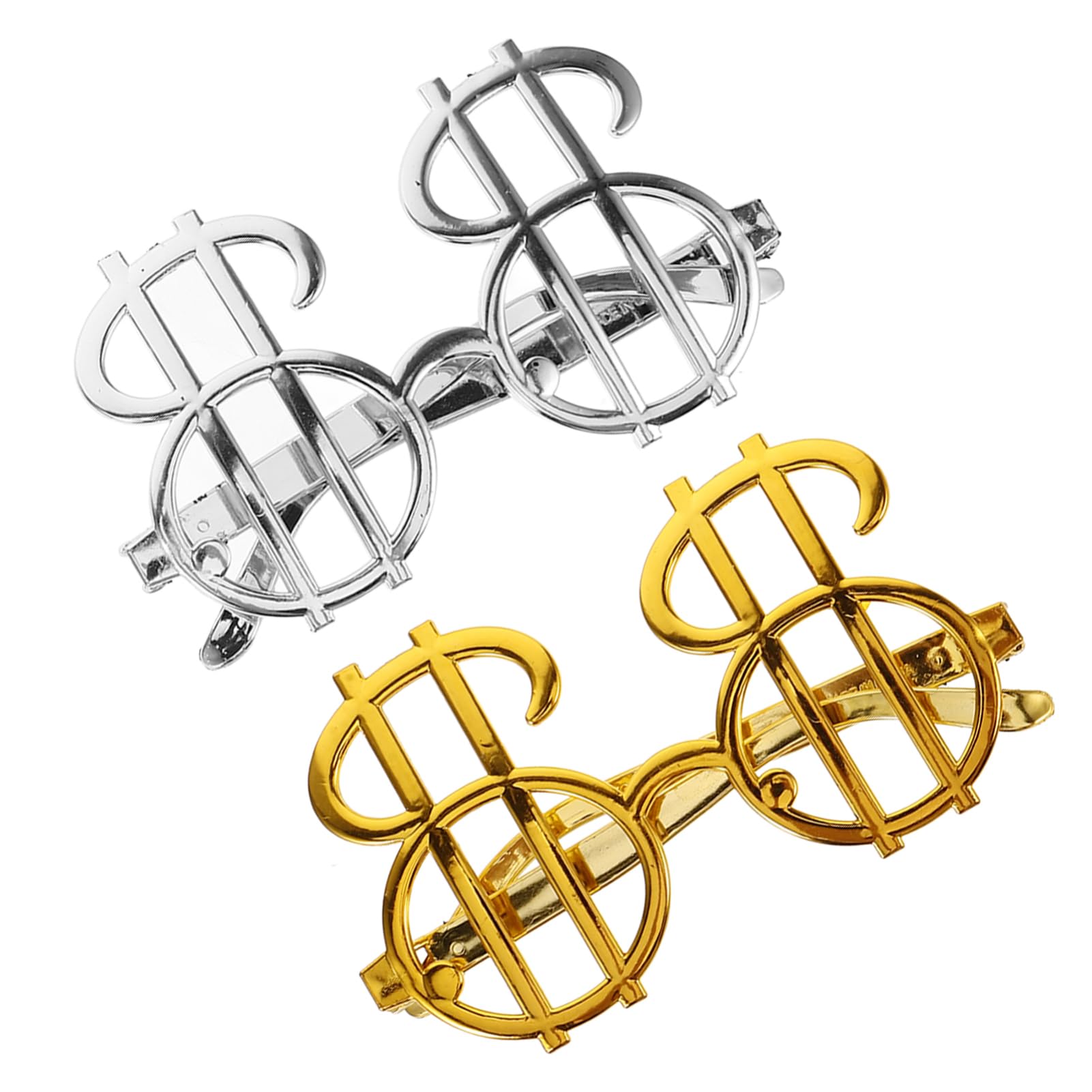 FRCOLOR 2pcs Glasses Sign Party Eyewear Photo Booth Props Fun for Group Photos Birthday Wedding