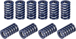 uxcell 3D Printer Die Spring, 20pcs 10mm OD 20mm Long Spiral Stamping Light Load Compression Mould Die Springs for 3D Printer Electric Part, Blue