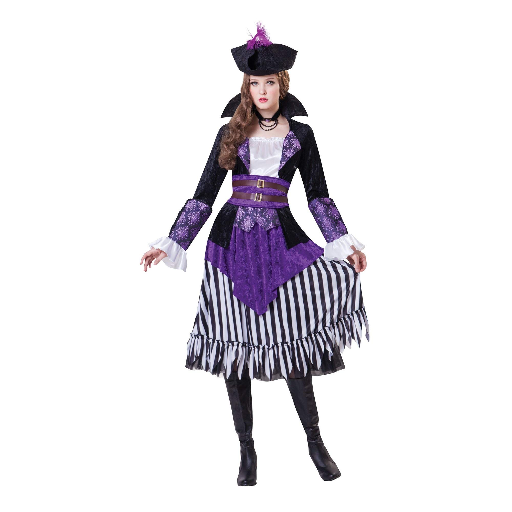 Bristol Novelty AC183 Pirate Queen Costume (UK 10-14)
