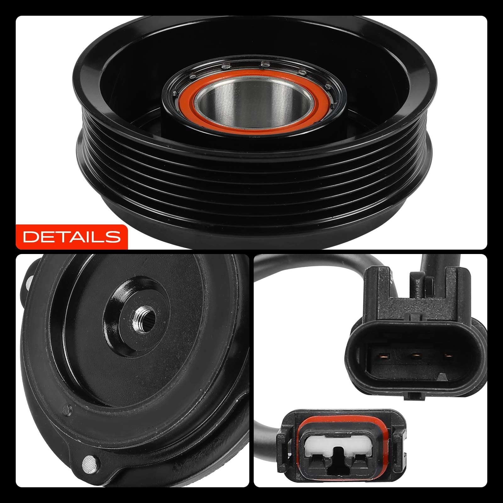 Frankberg 1x Klimakupplung Kompatibel mit C-Klasse W205 C400 AMG C43 C450 AMG E-Klasse W213 E400 E450 AMG E43 Vito Kasten W447 114 116 119 Replace# 0008303202