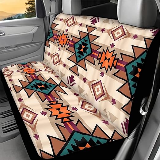 WELLFLYHOM Aztec Car Accessories Seat Cover for Car for