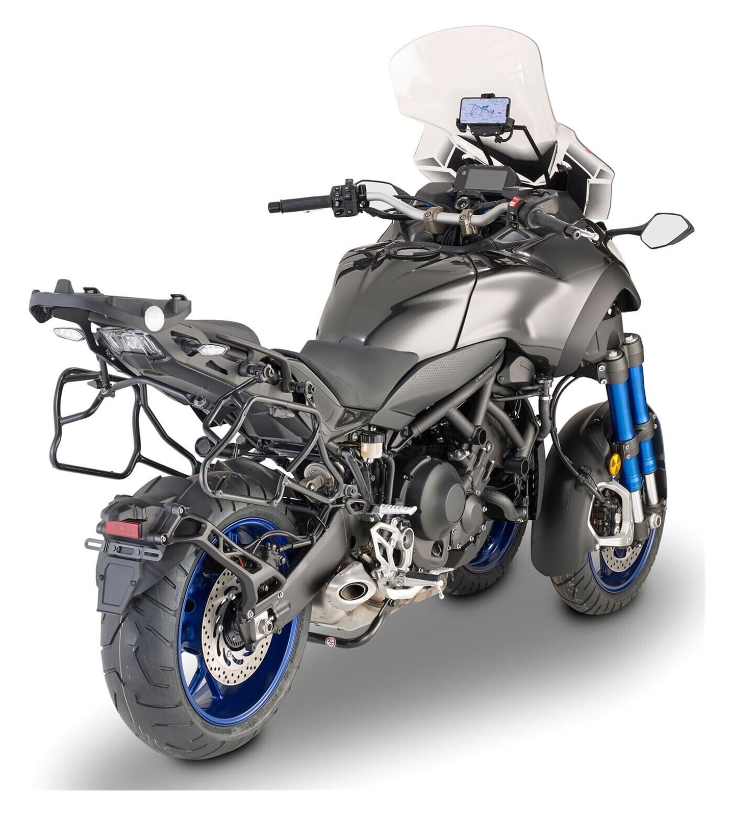 Soporte Navegación GPS para Motocicleta Soporte De Motocicleta Soporte De Placa De Navegación GPS Móvil para para NIKEN 900 2019 (Color : A)