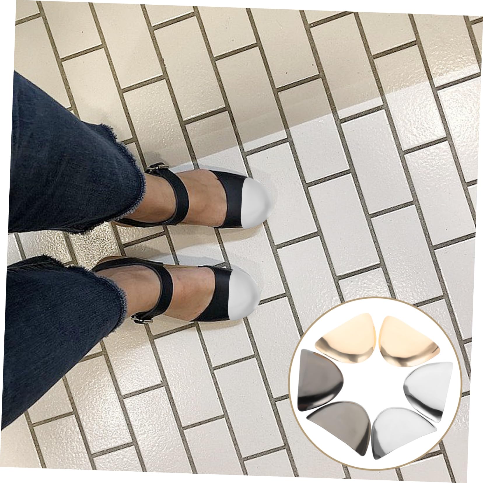 30piezas Protector De De Zapato Metálico Kit para Reparación De Tacones y Zapatos Decoración y Protección para Formales