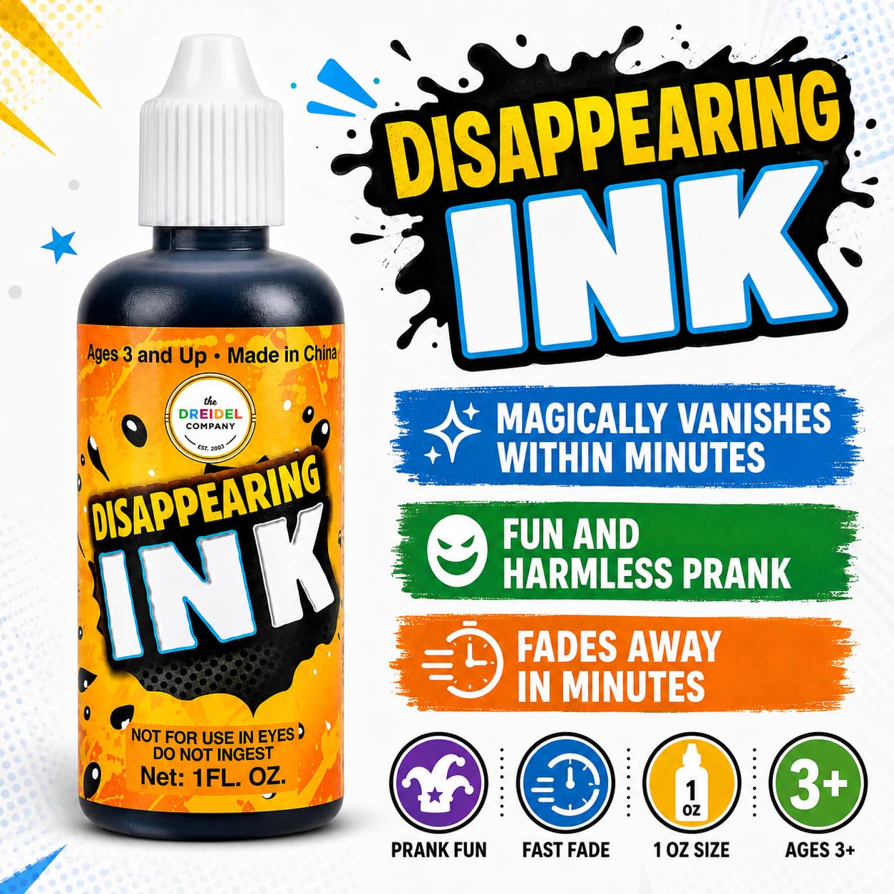 Amazon.com: Rhode Island Novelty Disappearing Ink in Squeezable