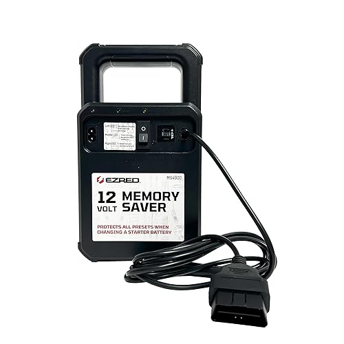 EZRED MS4000 - Ahorro de memoria automotriz con cargador integrado, color negro