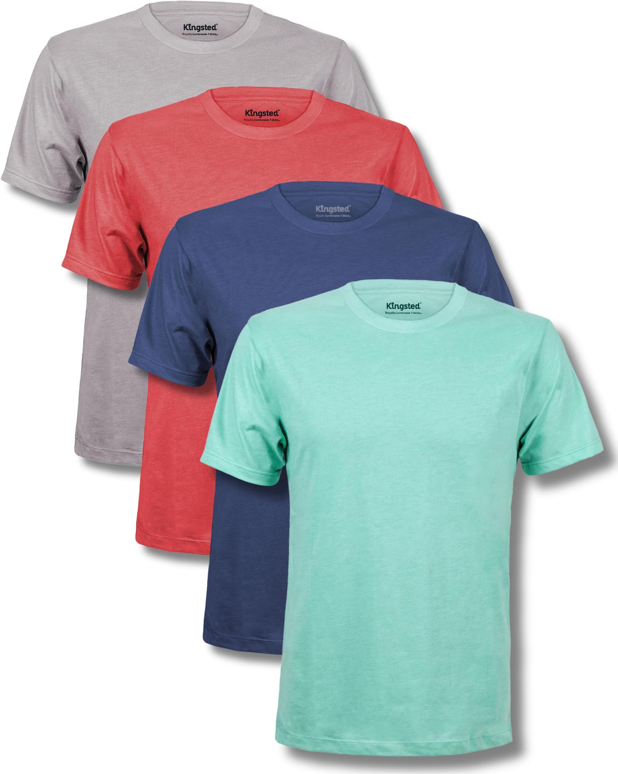 - T-Shirts for Men Pack - Royally Comfortable - Super Soft Premium Fabric - Well-Crafted Classic Tee