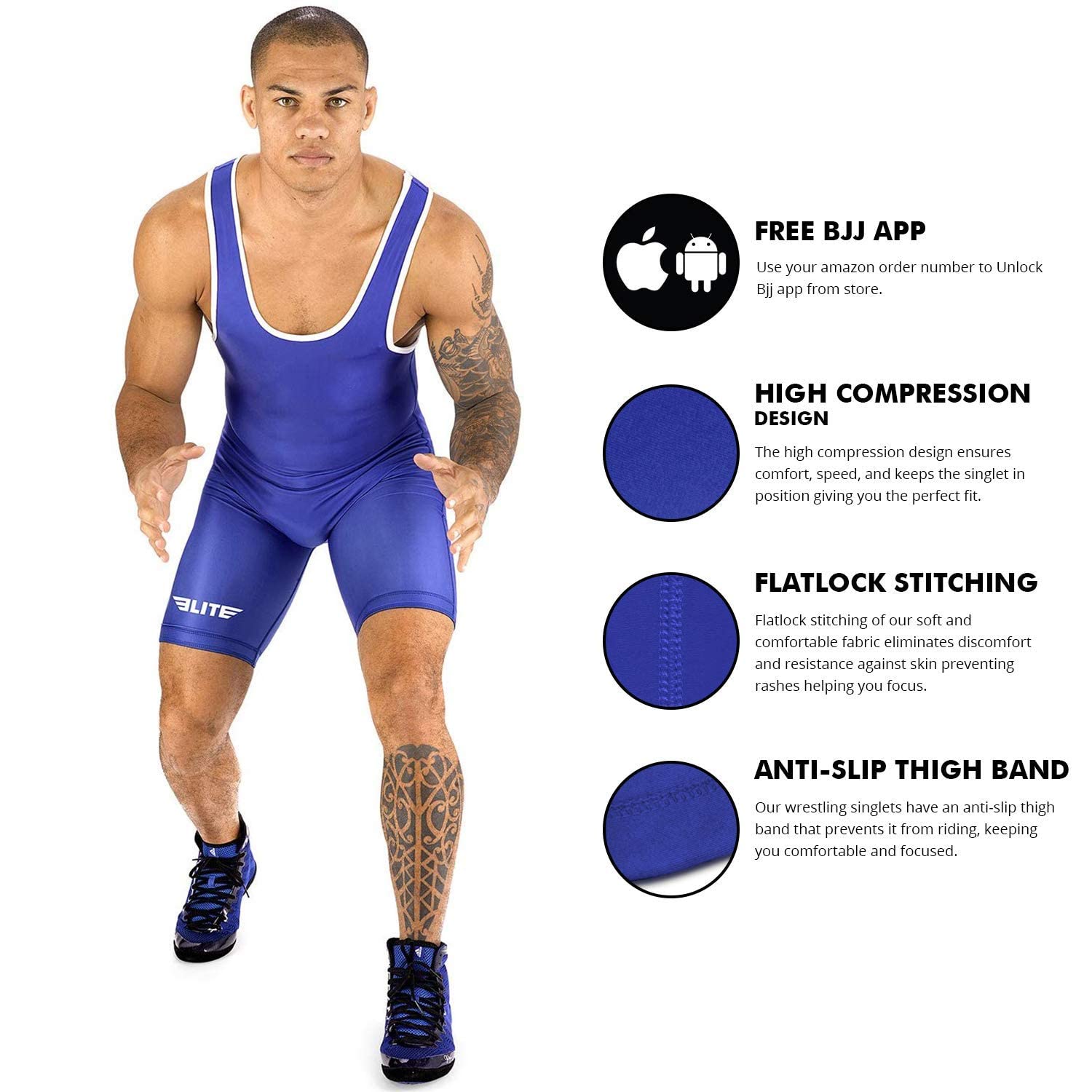 Men’s wrestling singlets, Elite Sports Standard Singlet for Men