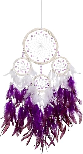 Miniatura 2 de Atrapasueños de plumas, atrapasueños de árbol de la vida de cristal, atrapasueños de cristal curativo, atrapasueños de chakras de cristal para