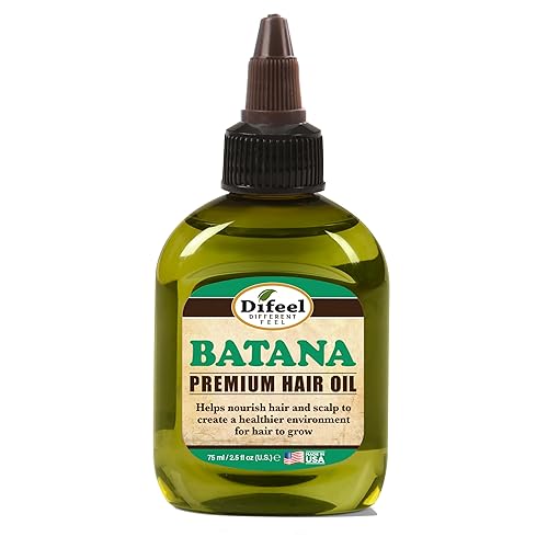 Miniatura 1 de Difeel Batana Premium Hair Oil 2.5 oz. Aceite de batana para el crecimiento del cabello, restaura la humedad y fortalece el cabello