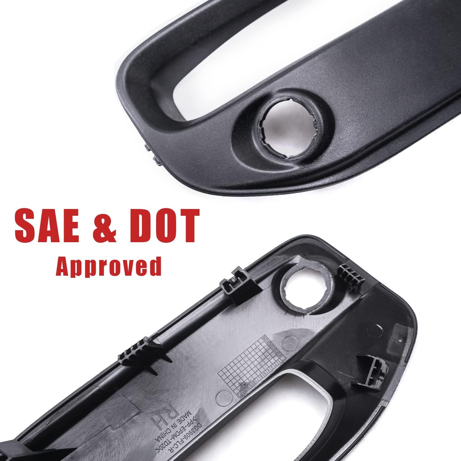 DLAA Fog Lights Led For Dodge Ram 2500 2020 2021 2022 Front Fog Lamps Kit Car Styling Spot Light With Cables, Clear Lens - 1 Pair