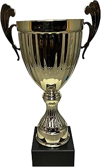 Express Medals 12 Inch Metal Trophy Cup - Sport Tournaments, Competitions, Recognition, Gift or Award, 12 Inches Tall x 7 Inches Wide at The Handles. AMC320