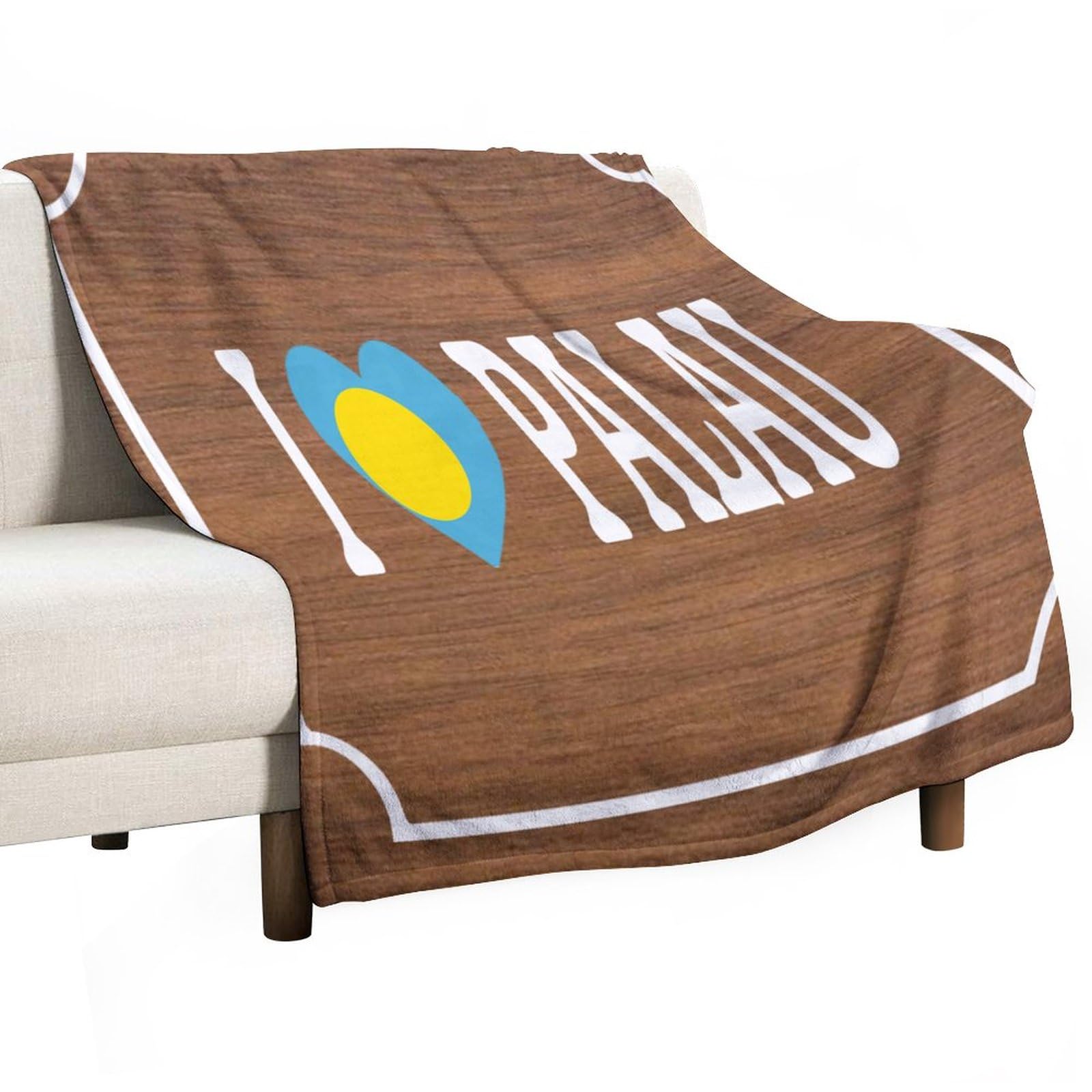 Couverture polaire Palau chaude et légère pour canapé et lit