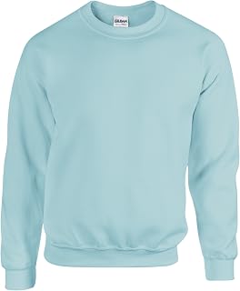 Heavy Blend Unisex Adult Crewneck Sweatshirt (2XL) (Light Blue)