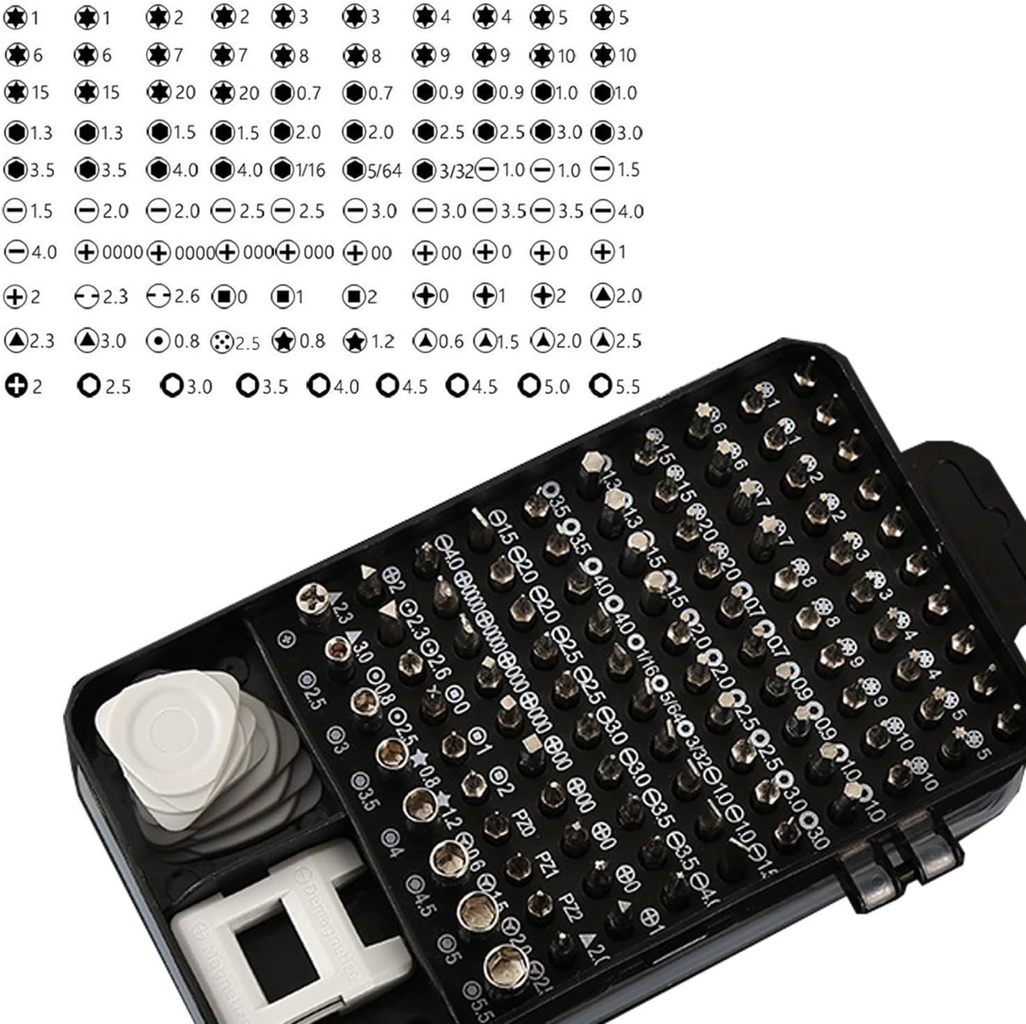 Mini Precision Screwdriver sets,Sinyiol 115 in 1 Repair Tool Kit to Fixing Phone Laptop PC Camera Electronic Watches Glasses,Switch，game consoles ，Magnetic Driver Kit with Flexible Shaftl