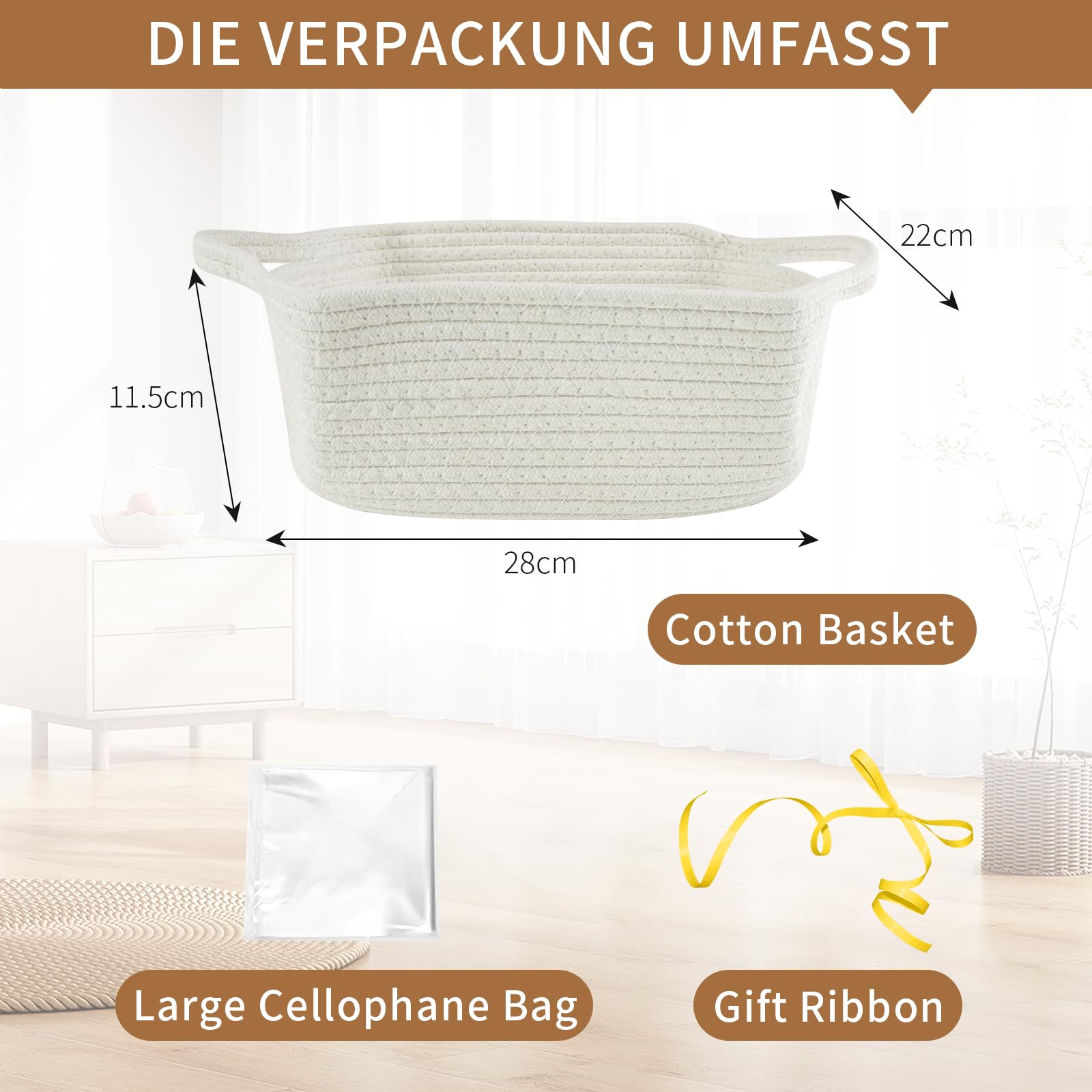 Panier Cadeau Vide À Garnir, Boite Cadeau Vide Avec Sacs Cadeaux Et Rubans, Panier Rangement Bébé Pliable Avec Poignées, Panier Garni À Offrir Pour Fête Prénatale, Anniversaire, Mariage, Pâques, Noël