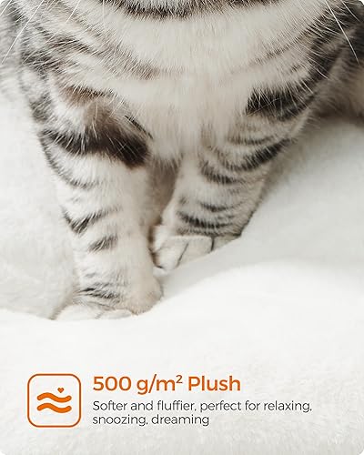 Miniatura 4 de Feandrea WoodyWonders - Árbol para gatos, torre moderna para gatos de interior, condominio para gatos de varios niveles de 54.3 pulgadas, felpa