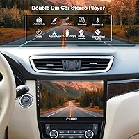 Vista 5 de CUSP 9 pulgadas HD Android coche estéreo Radio universal doble DIN con GPS inalámbrico Apple Carplay y Android Auto coche in-Dash Navegación