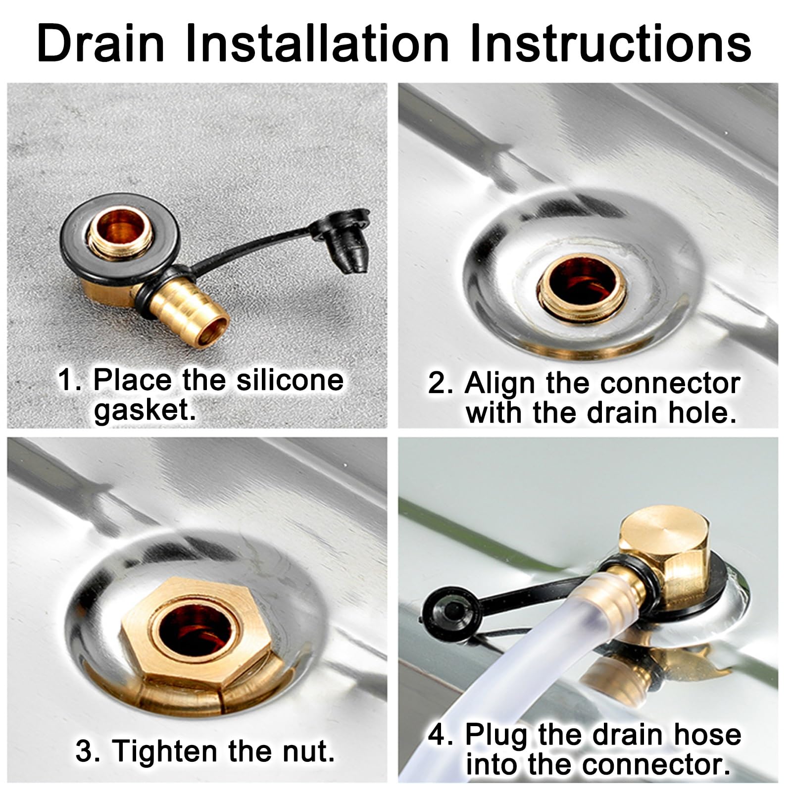 Vassoio raccogligocce a Doppio Strato in Acciaio Inox da 45x35 cm, Versatile e Resistente, con pinzette, Ideale per caffè, Dessert, conservazione e intrattenimento. Facile da Pulire ed elega
