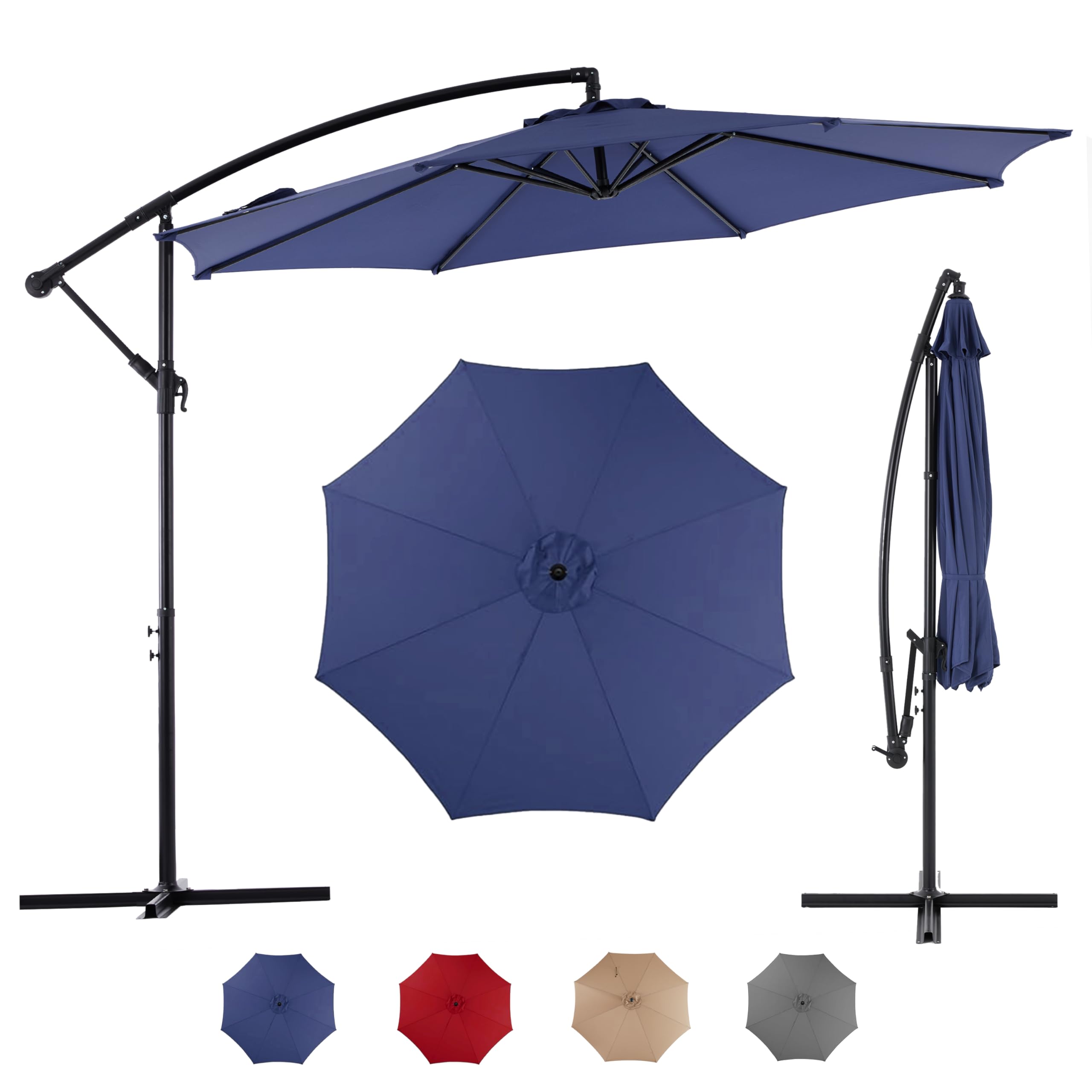 House on the Hill＊umbrella T 100cm Amazon.com : Simple Deluxe 9.8ft Offset Umbrella Cantilever Patio