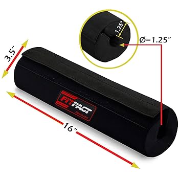 Squat Bar Buy FITPACT Barbell Squat Pad, Extra Thick Foam Padding For Neck Gym Accessories