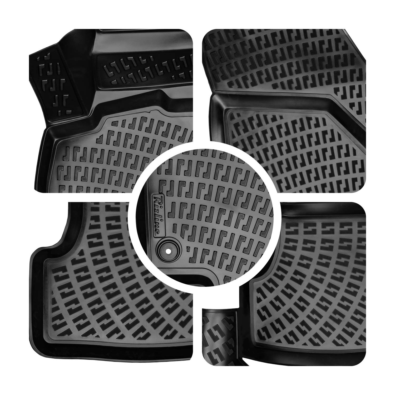 Rizline Perfecte pasvorm 3D vloermatten auto compatibel met BMW X3