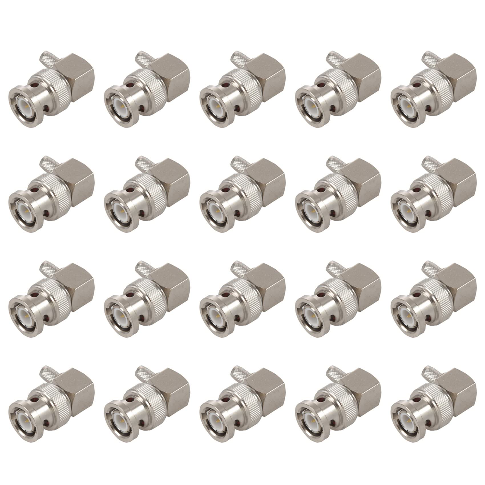 Connecteurs BNC coudés RG58 pour installation réseau compacte - 8