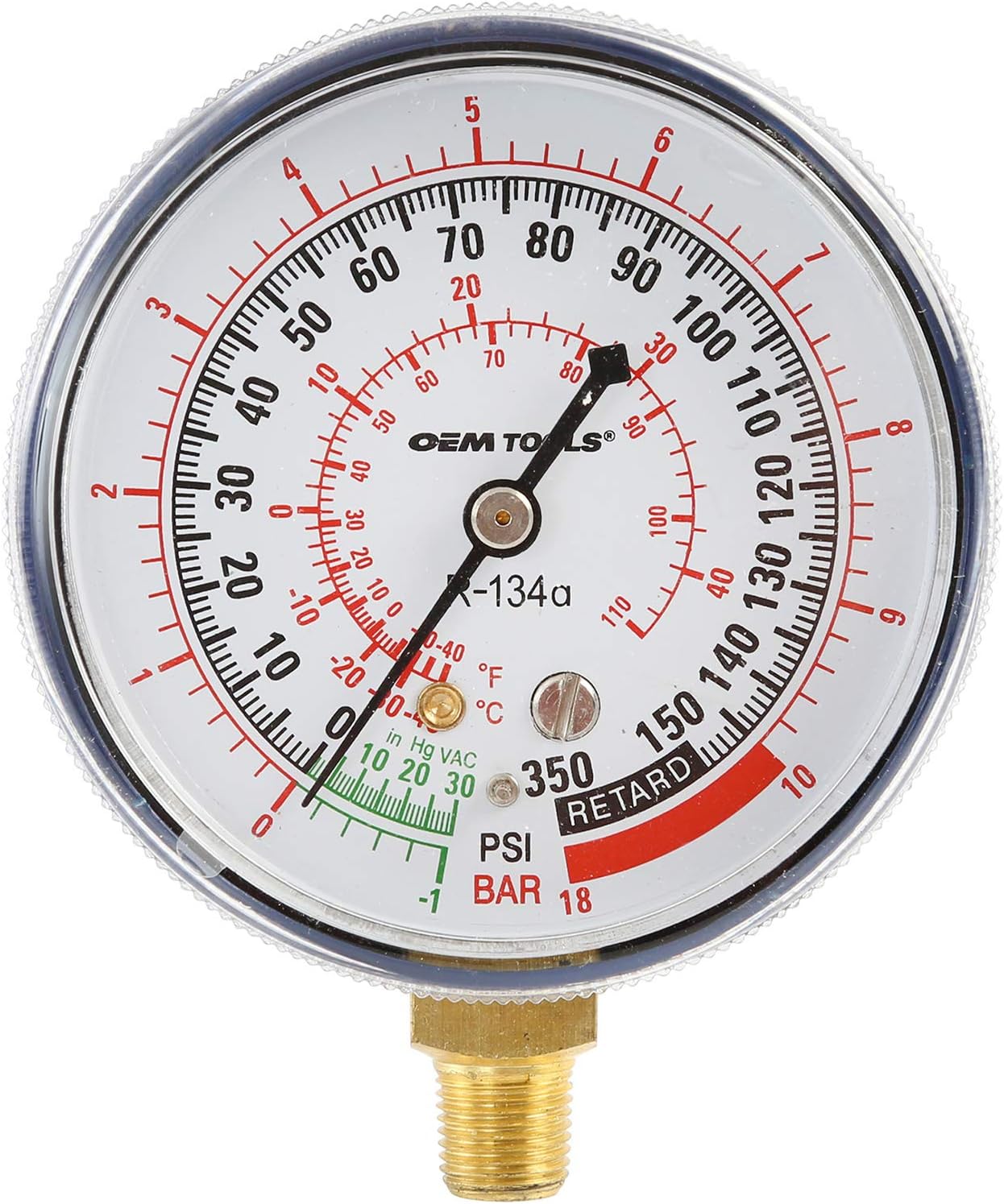 Robinair (11794) Universal Compound Replacement Gauge 4.1 x