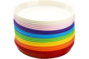 Frcctre 24 Pack Kids Plastic Plates: The Perfect Solution for a Fun and Mess-Free Mealtime