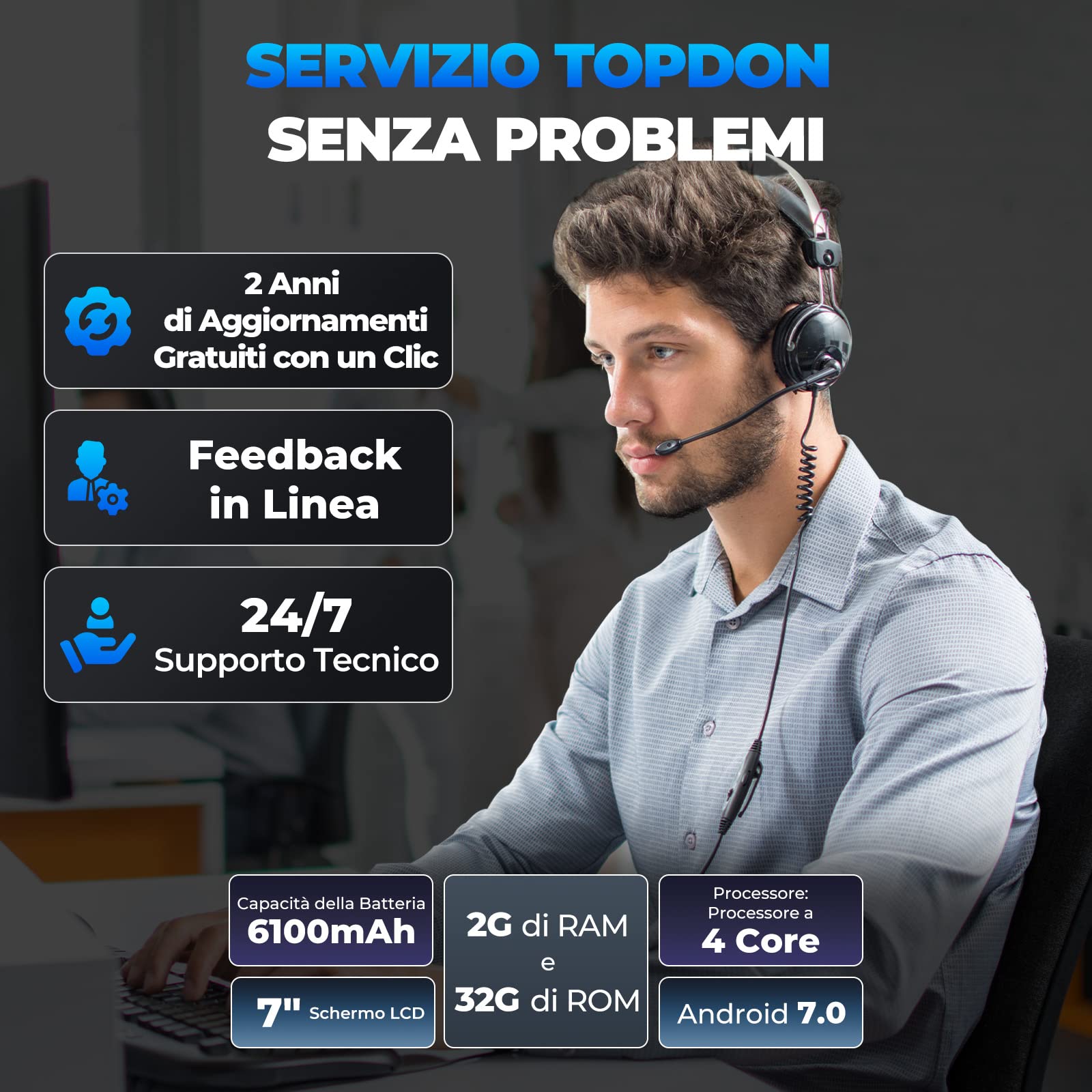 TOPDON ArtiDiag Pro V2.0 OBD2 Auto Diagnostica, Diagnosi Auto Professionale in Italiano, controllo bidirezionale, codifica ECU e OE-Level sistemi completi di diagnosi per 100 + marche, 35+ Servizio