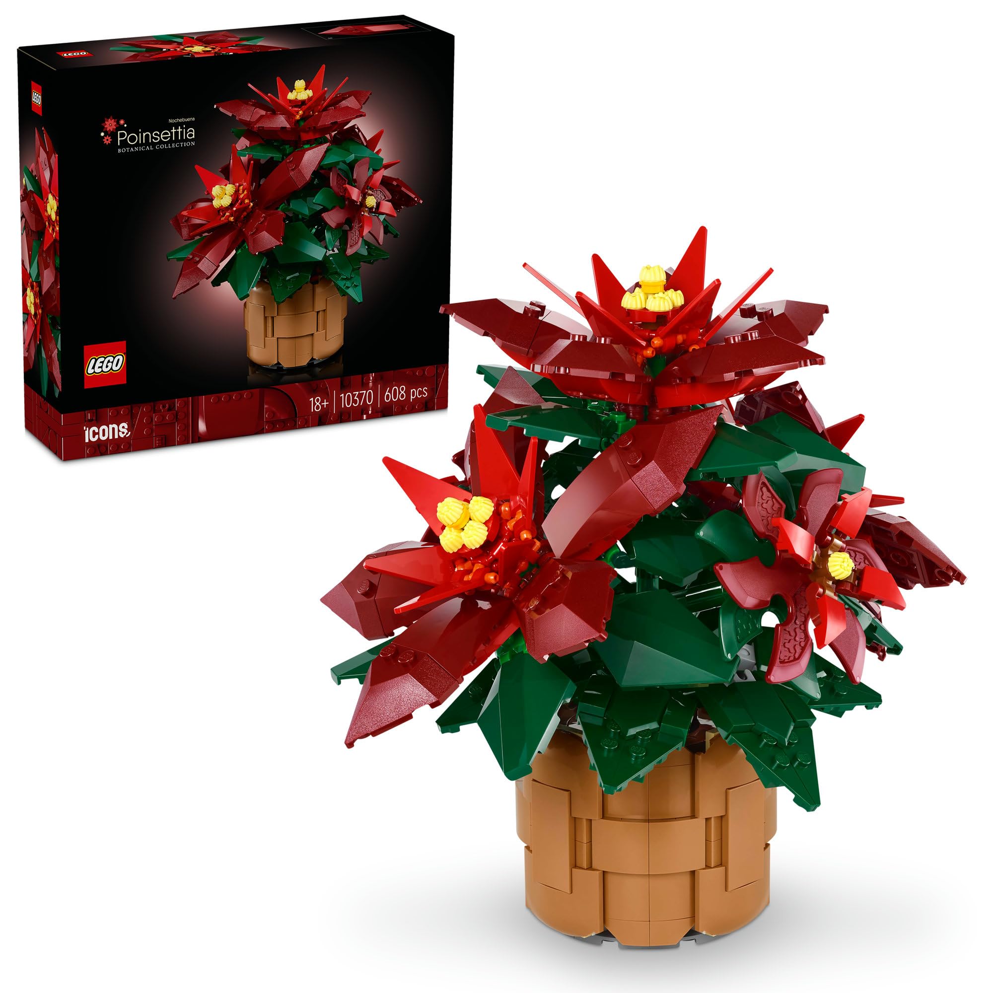 Amazon.co.jp: レゴ(LEGO) ボタニカル ポインセチア おもちゃ 玩具