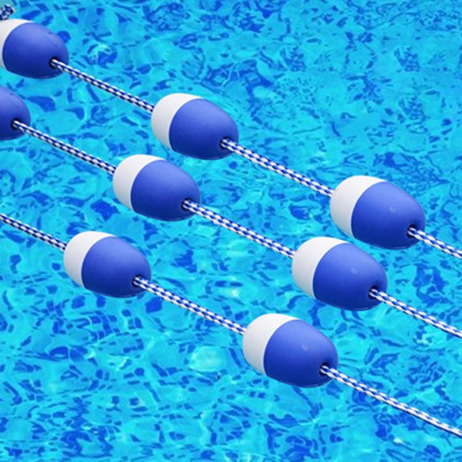 Generico Divisori per corsie Piscina, Linea Galleggiante, divisorio di Sicurezza per Piscina, Corda, Boa, scaletta per Piscina, Portatile. Questi galleggianti di sicurez