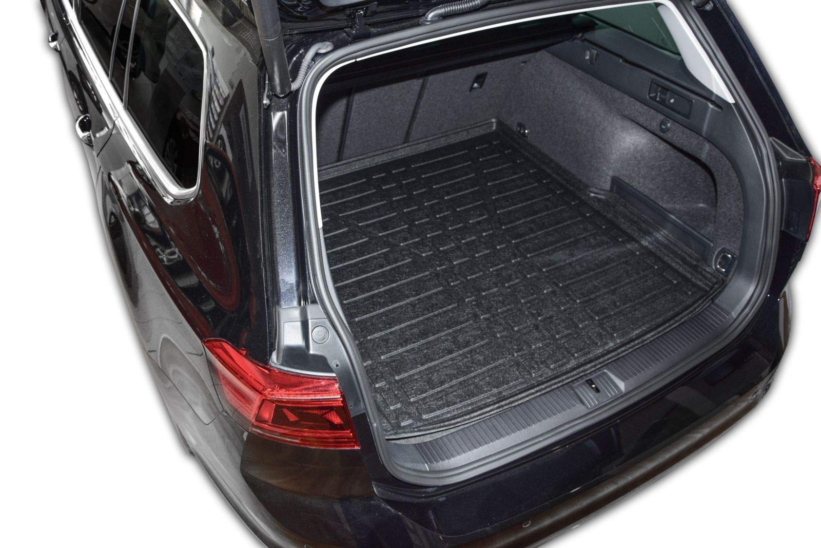 J&J AUTOMOTIVE | Tapis De Sol en Caoutchouc 3D Exclusive Compatible avec A4 B8 Avant/Break 2008-2015, Bord Haut, Inodore, Noir, Antidérapant