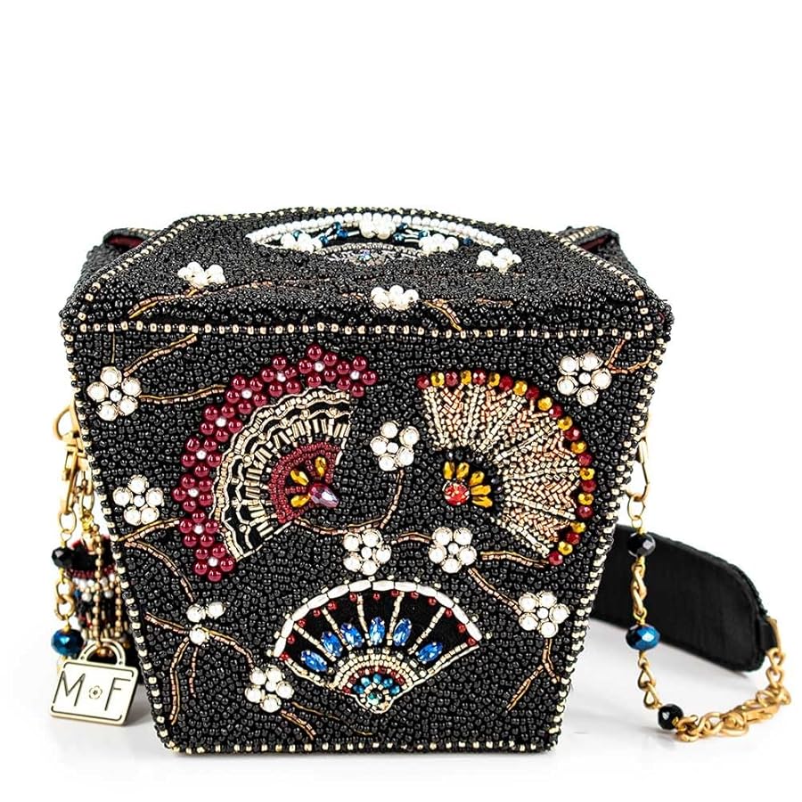 Mary Frances Fanfare Beaded Handbag Takeout Container